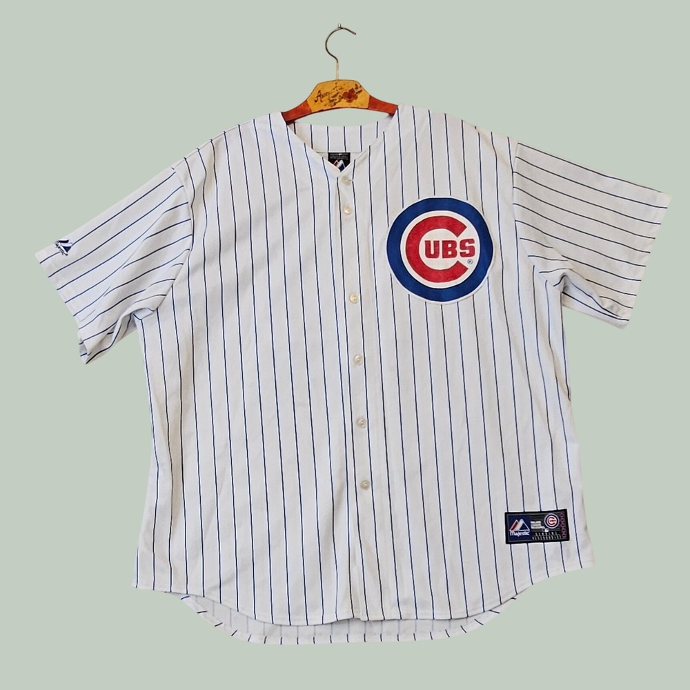 Majestic Chicago Cubs Anthony Rizzo 44 Home Baseball Jersey Mens XXL MLB